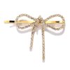 Rhinestone Hair Clips Sparkling Bow Hair Clips Non-Slip Crystal Hair Barrettes for Women Vanlentine Mothers' Day