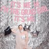 Pink Glitter It's Me Hi I'm the Grad Girl It's Me Banner, Class of 2025/Congrats 2025 Grad/Congratulation, 2025 Graduation Party Decorations Supplies for Girls