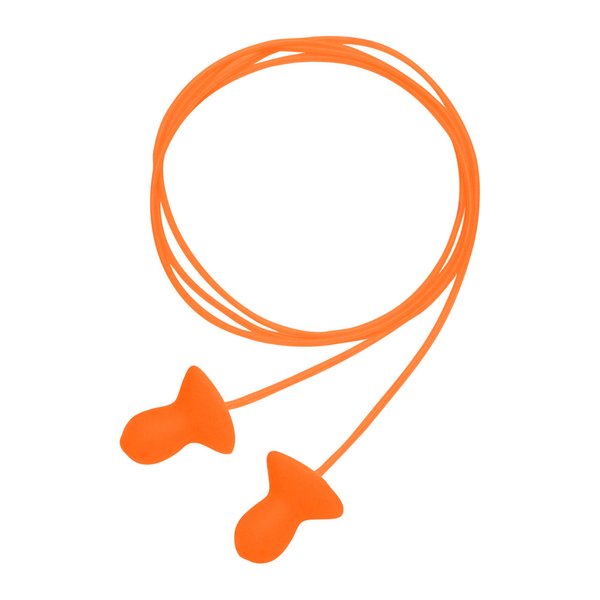 Howard Leight by Honeywell Quiet Corded Reusable Earplugs, 5-Pair Vending Pack (QD-5-30), Bright Orange