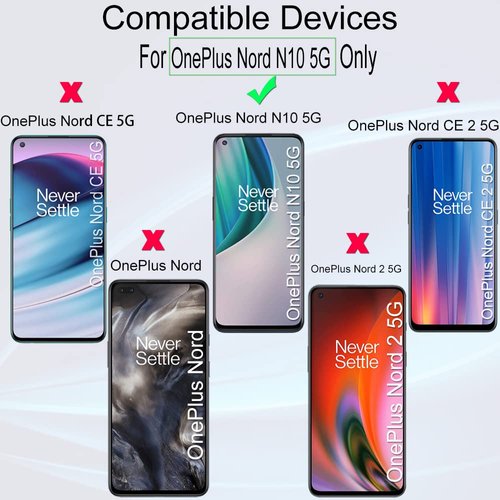 Ibywind Screen Protector For OnePlus Nord N10 5G,with 2Pcs Tempered Glass,1Pc Back Carbon Fiber Skin Protector[Fingerprint Reader,Easy to install]