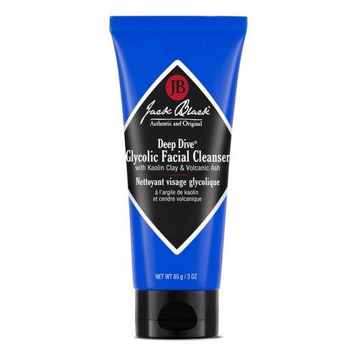 Jack Black - Deep Dive Glycolic Facial Cleanser, 3, 5 and 10 fl oz – Clay-Based Cleanser, PureScience Formula, Facial Cleanser and Mask, Recommended for Normal, Dry, or Oily Skin, Glycolic Acid