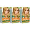 Nisha Creme Permanent Hair Color 100 percent Gray Coverage Hair Dye Easy to Apply Long Lasting Hair Colouring For Ultra Soft Deep Shine Conditioning With Natural Herbs Pack of 3 (Golden Blonde)