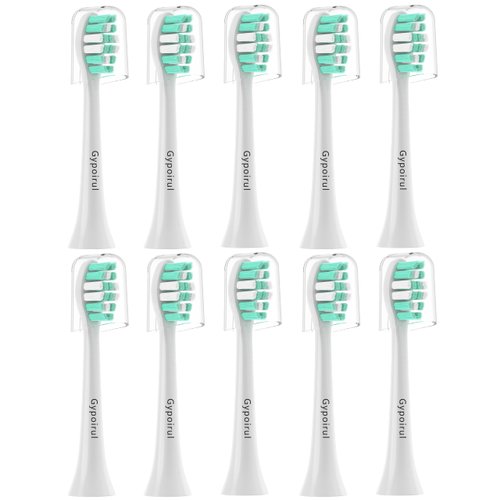 Gypoirul Toothbrush Replacement Heads Compatible with Philips Sonicare Replacement Heads, Electric Brush Head for 4100 5100 6100 9023 W Optimal Plaque Control 10 Pack,