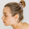 Fashey Pearl Hair Scrunchies Rhinestone Hair Ties Elastic Hair Bands Ponytail Holder Hair Ropes Hair Accessories for Women and Girls（Pack of 3）