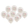 JHere Will You Marry Me White Latex Balloons for Romantic Surprise Party Balloons, Propose, Engagement, Wedding - Pack of 30, 12 inch