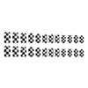 Short Press on Nails Square Fake Nails Black and White Checkerboard False Nails with Designs Glossy Full Cover Acrylic Glue on Nails Reusable Artificial Nails Holiday Party for Women 24PCS