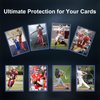 25 Count 55pt Card Sleeves Hard Plastic, 55pt Hard Card Sleeves with 25 Count 55pt Clear Soft Sleeves, 3"x4" Baseball Card Protectors Hard Plastic Perfect for 55pt Baseball Cards, Football Cards