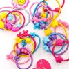 40 Pcs/Set Girl Hair Ties Toddler Hair Accessories Children Ponytail Elastic Rubber Band Hair Band Girl Headband Scrunchie Headdress Set For Toddlers Girls(4 Styles)