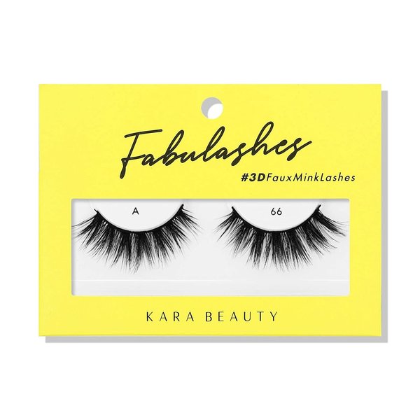 KARA BEAUTY FABULASHES 3D Faux Mink False Eyelashes - Style A66