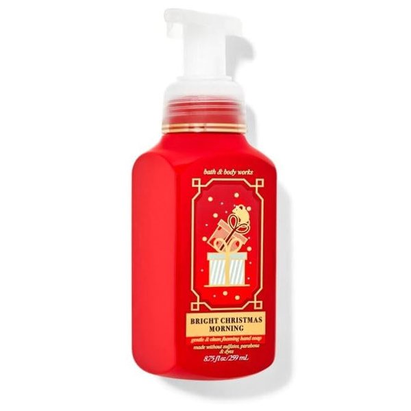 Bath Body Bright Christmas Morning Gentle Foaming Hand Soap - 8.75 Fl Oz - Scented with Natural Essential Oils