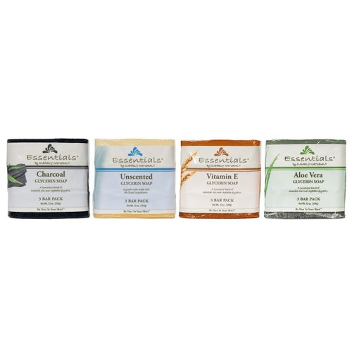 Clearly Natural Glycerine Bar Soap, Aloe Vera, 12 oz, 3 Count