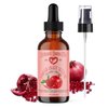 Natural Born Oils Pomegranate Seed Oil, 2oz, Organic, Cold-Pressed, High in Punicic Acid, Perfect for Skin Elasticity, Hair Shine