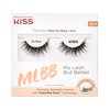 KISS My Lash But Better, False Eyelashes, So Real', 12 mm, Includes 1 Pair Of Lash, Contact Lens Friendly, Easy to Apply, Reusable Strip Lashes, Glue-On