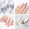 Hacaus 6 Colors 3D Metallic Painted Nail Art Creative Elastic Glue Painting Drawing Polish Emboss UV Gel Sculpture Design Manicure DIY