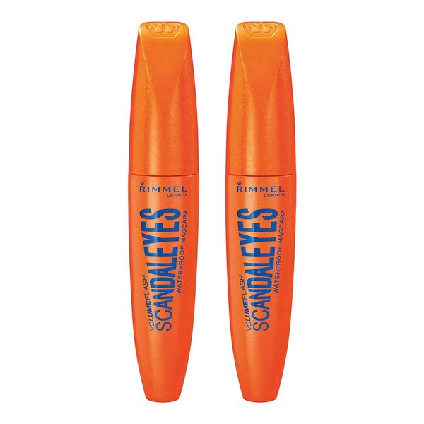 Rimmel long last volume, Waterproof Mascara, Black, 2 Count