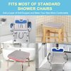 Shower Bench Seat Bathtub Cushion Shower Chair for Elderly Seniors Bath Cushion Shower Seats Transfer Bench Handicap Tub Benches for Bathtubs Disabled Shower Chairs Pillow Padded Bath Stools Seat Mat