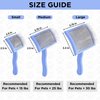Curved Grooming Slicker Brush for Dogs, Soft Pin Goldendoodle Brush for Dematting & Shedding, Ideal Dog Slicker Brush for Poodles, Labradoodles & Other Breeds [We Love Doodles] (Small)