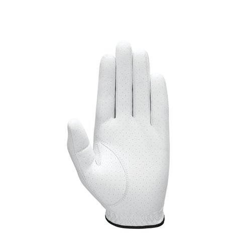 Callaway Women's Opti Flex Glove, White, Medium, Worn on Left Hand