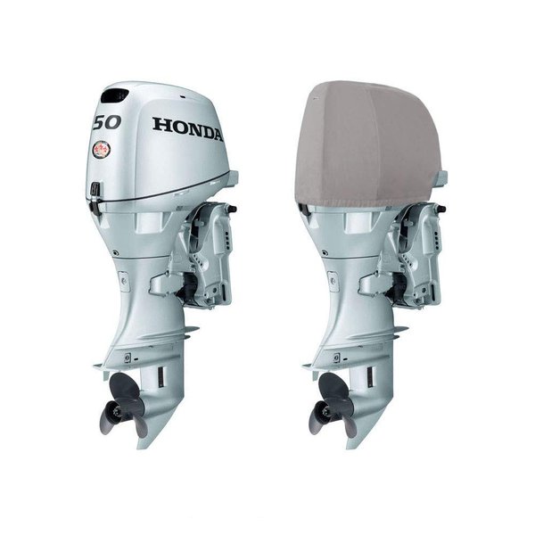 Oceansouth Custom Fit Cowling Storage Covers for Honda Outboard Engine (BF40, BF50 3CYL 808cc (from 2017 up to 2024))(for Storage only)