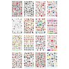 CHANGAR Football Sports Nail Art Stickers Basketball Soccer Player Nail Decals Sports Cheerleading Flag Stickers Bowling Rugby Ballet Nail Stickers Decoration for Women Girls Kids （16 Sheets）