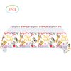 Fenghu 2 Pack Two Wild Tablecloth, Two Wild Birthday Party Supplies Decorations for Girl–Two Wild Party Table Cover Safari Jungle Theme 2nd Birthday Decorations(70.8" x 42.5")
