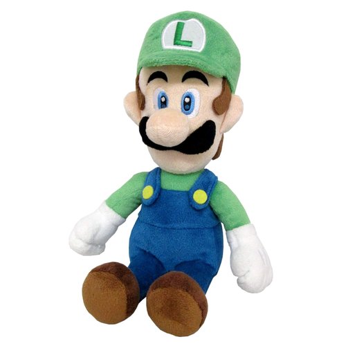 Little Buddy Super Mario All Star Collection 1415 Luigi Stuffed Plush, 10",Multi-Colored