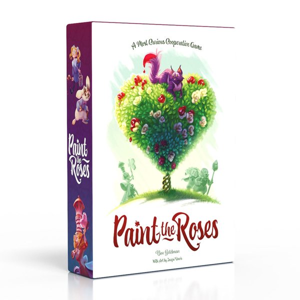 Northstar Game Studio Paint The Roses Board Game | Beautiful Cooperative Board Game for Adults, Teens and Families | Alice in Wonderland Puzzle Game | 2 to 5 Players, Play in 60 Minutes