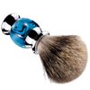 Grandslam Finest Badger Shaving Brush with Resin Handle- Engineered for the Best Shave of Your Life (Blue)