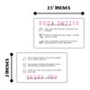 Body Butter Care Instruction Cards | 50 pk 2x3.5” Client Packaging Bulk Jar Ingredient Warning Label Stickers Container Stick