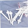 PACKOVE 60Pcs Nose Wax Spatulas Disposable Plastic Wand for Cleaning Safe Nasal Hair Removal Tool Lightweight and User Friendly Hair Waxing Applicator for Family Use
