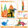 Magnetic Tiles Dinosaurs Toys for Kids 3-5, Magnet Eggs Dinosaur Animals Construction Tile for Toddlers Ages 5-7, Building Blocks for Boys Girls Ages 4-8 8-12 Year Old