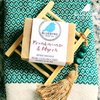 Bluebyrd Soap Co. Frankincense & Myrrh Soap Bars 5oz | 100% All Natural Soap - Scented with Pure Essential Oils | Vegan Moisturizing Coconut Oil Soap Bars For Body, Face, & Bath (Frankincense)