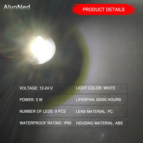 AlyoNed LED License Plate Light Tag Lamps Assembly Compatible with Ford F-150 F-250 F-350 F-450 F-550 Super Duty Explorer Expedition Ranger Excursion Bronco Truck Pickup