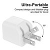 Genuine Charging Kit Compatible with Asus ProArt Display PA329CV Folding Blade Upgraded 1A Travel Plus Detachable HiPower USB-C Data Sync Cable! (2 Pack/White)