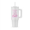 3dRose Sentimental Expectant Grandmothers 30oz Tumbler – “You're going to be a Grandma! IT'S A Girl!” – Baby Shower, Daily Use