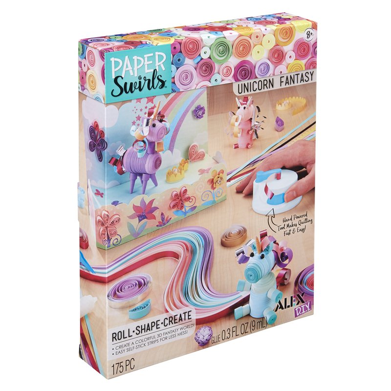 Alex DIY Paper Swirls Unicorn Fantasy Kids Art and Craft Activity ...