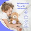 BELLOCHIDDO Baby Soother - Sleep Soothing White Noise Portable Night Light Projector and Melodies, Toddler Crib Lullaby Machine Sleeping Aid for Newborns and Up, Babies Stuffed Animal Plush Toy
