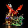 LIGHTAILING Light for Lego-21348 Dungeons & Dragons: Red Dragon's Tale - Led Lighting Kit Compatible with Lego Building Blocks Model - NOT Included The Model Set
