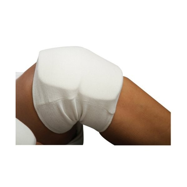 Ace Martial Arts Supply White Cloth Knee Pad - Small