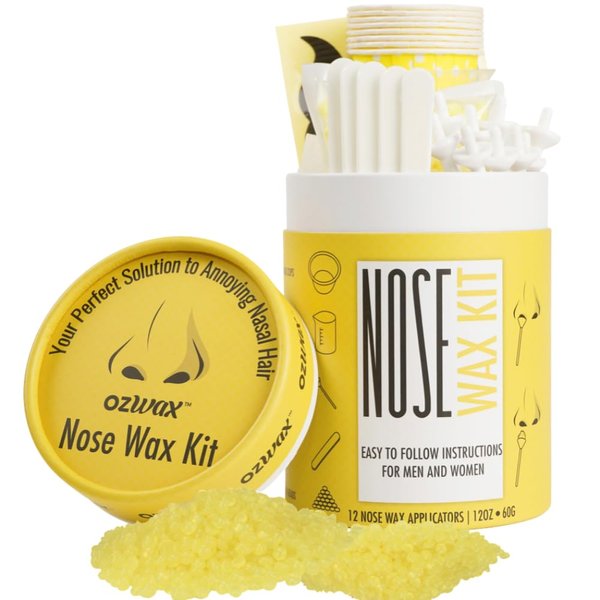 Ozwax Nose Wax Kit for Women and Men - Hair Removal and Grooming Solution