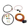 Dual Electric Cooling Fan Wiring Install Kit 185 Degree On 165 Off Engine Fan Thermostat Temperature Switch 40/50 AMP Relay Kit