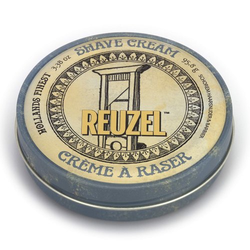 REUZEL Shave Cream, Reduces Cuts & Razor Irritation, Highly Concentrated, Rich Super-Slick Formula, Closest, Most Comfortable Shave, Vegan Formula, 3.38 oz