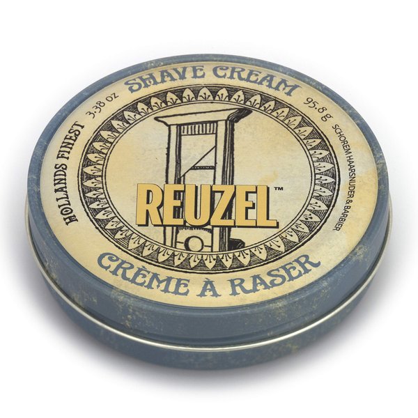 REUZEL Shave Cream, Reduces Cuts & Razor Irritation, Highly Concentrated, Rich Super-Slick Formula, Closest, Most Comfortable Shave, Vegan Formula, 3.38 oz