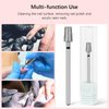 Rolybag Cuticle Nail Drill Bits Tapered Barrel Cuticle Drill Bit for Nail Diamond Drill Bits 3/32” Professional Safety Cuticle Clean Drill for Electric Remove Cuticle Dead Skin Manicure Tools (Coarse)