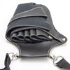 IKAS Hair Scissors Holster Barber Pouch Bag-IKAS- Waist Shoulder Belt for Hairdressers Salon Workers - PU Leather Shears Tool Case Bag Holder Black, Men & Women