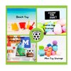 DADE Sports-Themed Easter Pails 8.375x7.875 in. (Set of 3), Egg Hunt Game Party Birthdays Ornament Halloween Supplies Decorations Reusable Baskets Storage Holder Container Bucket Easter Baskets