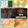 EMOEM Metallic + Glow Kids Tattoos Temporary, Waterproof Tattoo Stickers for Boys and Girls, Metallic Glitter Glow Party Favors Goodie Bag Stuffers (Girl)