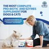 NWC Naturals Mini-Twin Pack 2.22oz Probiotics and Digestive Enzymes for cats and dogs. Smaller Size.