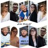 JIM HALO Oversized Blue Light Glasses for Women Square Chunky Bluelight Computer Glasses Reduce Eye Strain Apricot