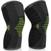 Scuddles Green Knee Sleeve - Best Knee Brace for Meniscus Tear, Arthritis, Quick Recovery etc. – Knee Support for Running, Crossfit, Basketball and Other Sports